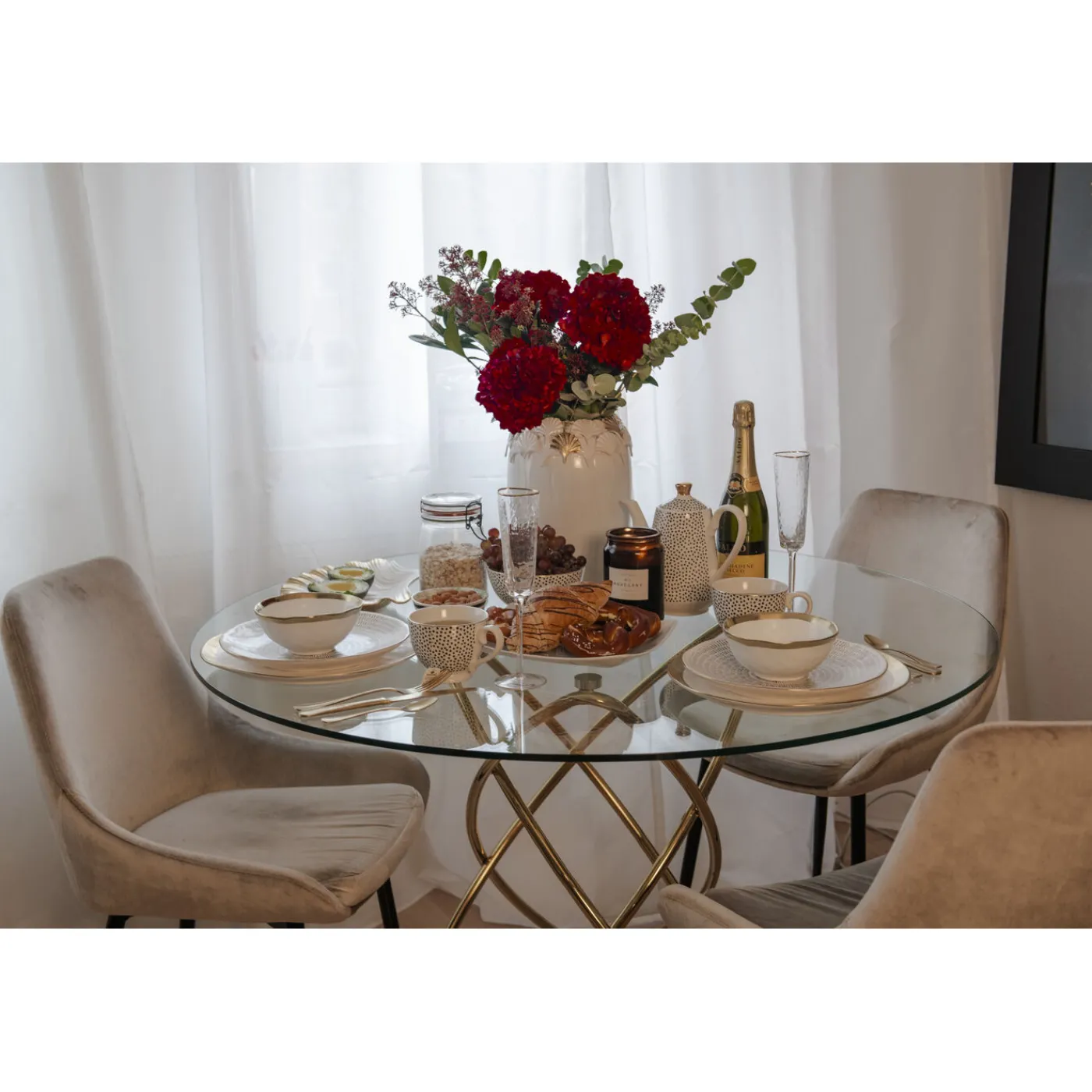 KARE Design Chaise East Side Champagne Xl