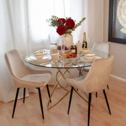 KARE Design Chaise East Side Champagne Xl