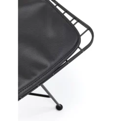 KARE Design Chaise Grid Noir