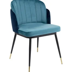 KARE Design Chaise Hojas Bleu