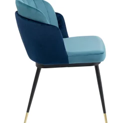 KARE Design Chaise Hojas Bleu