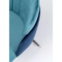 KARE Design Chaise Hojas Bleu