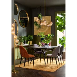 KARE Design Chaise Hudson Bleu