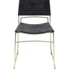 KARE Design Chaise Hugo Noir/Dore