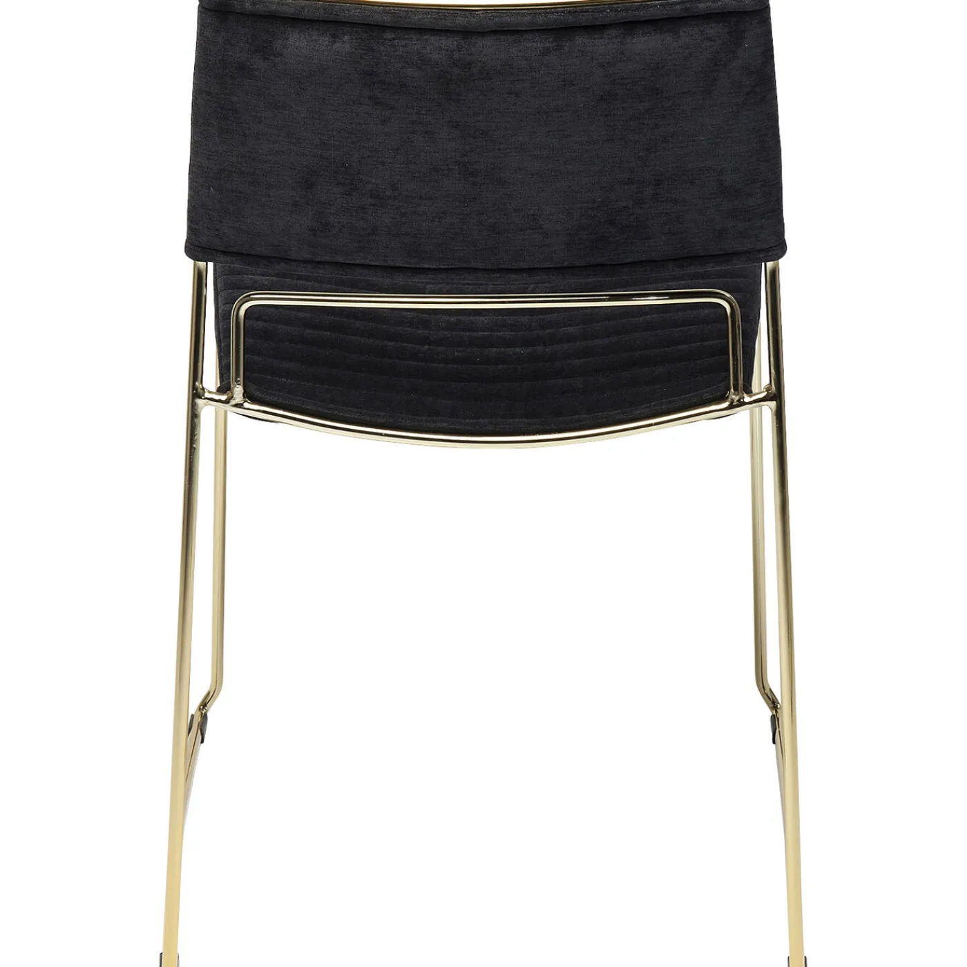 KARE Design Chaise Hugo Noir/Dore