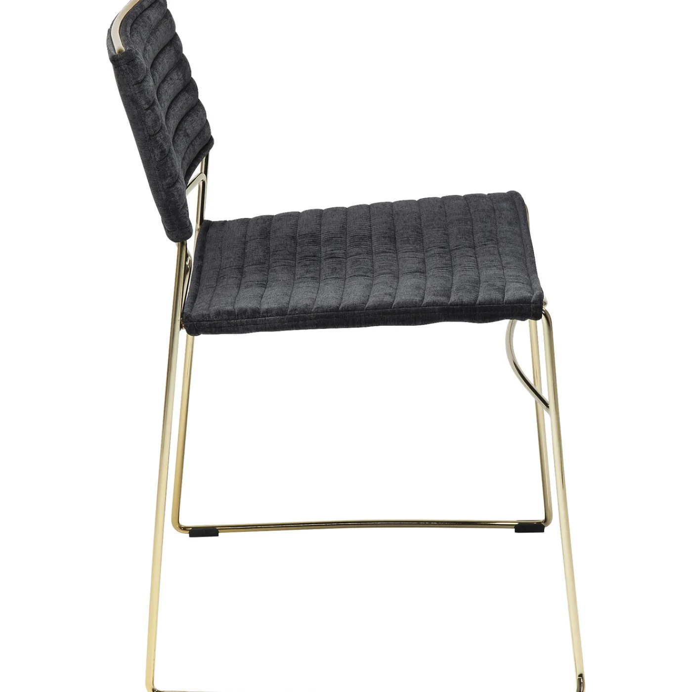 KARE Design Chaise Hugo Noir/Dore