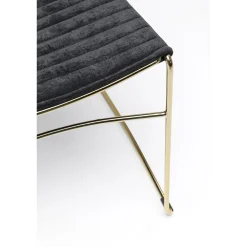 KARE Design Chaise Hugo Noir/Dore