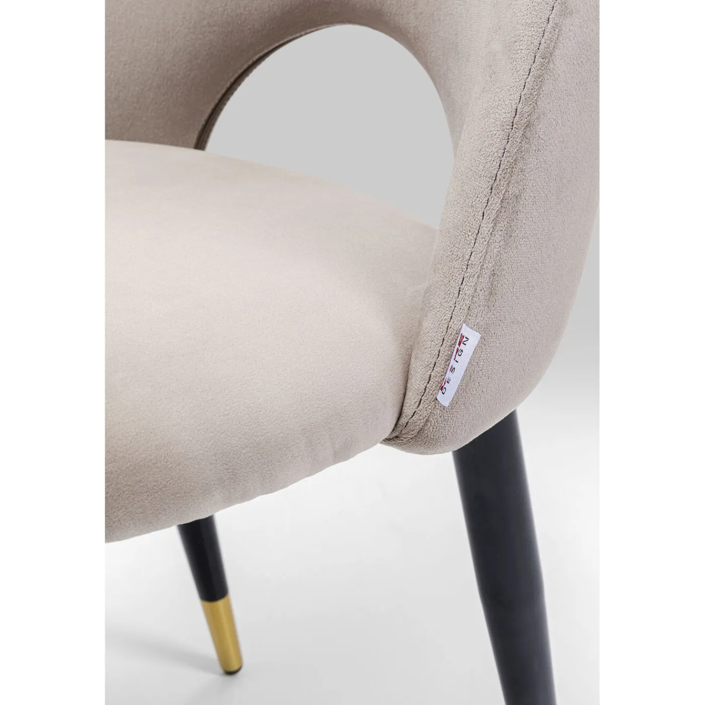 KARE Design Chaise Iris Velours Beige