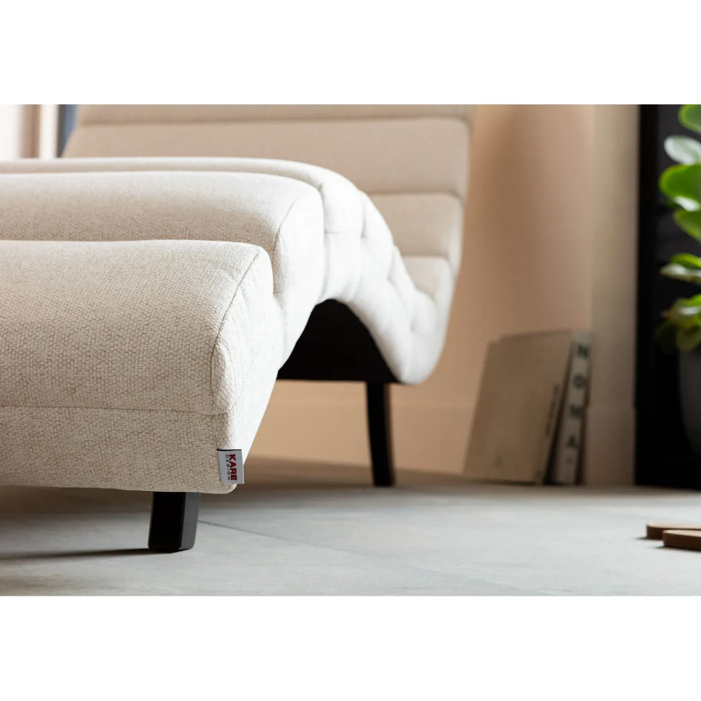 KARE Design Chaise Longue Balou Creme 190Cm