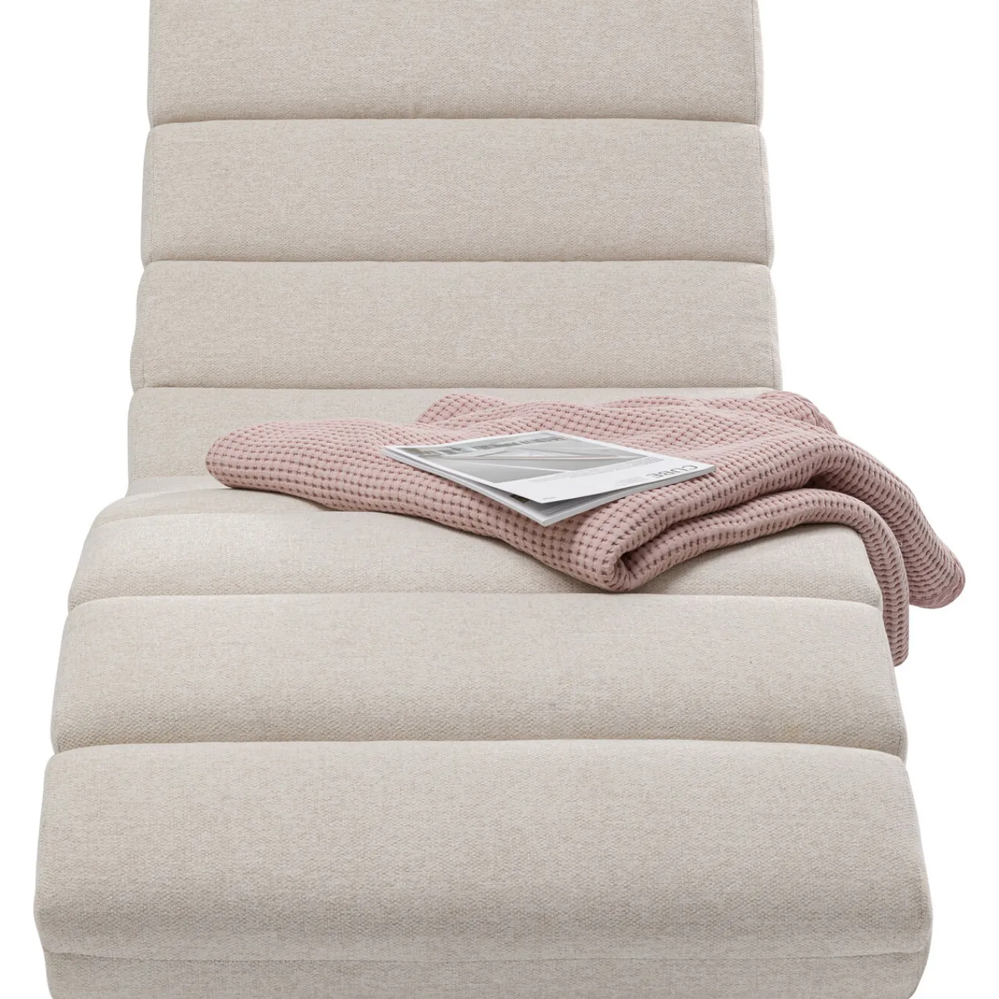 KARE Design Chaise Longue Balou Creme 190Cm