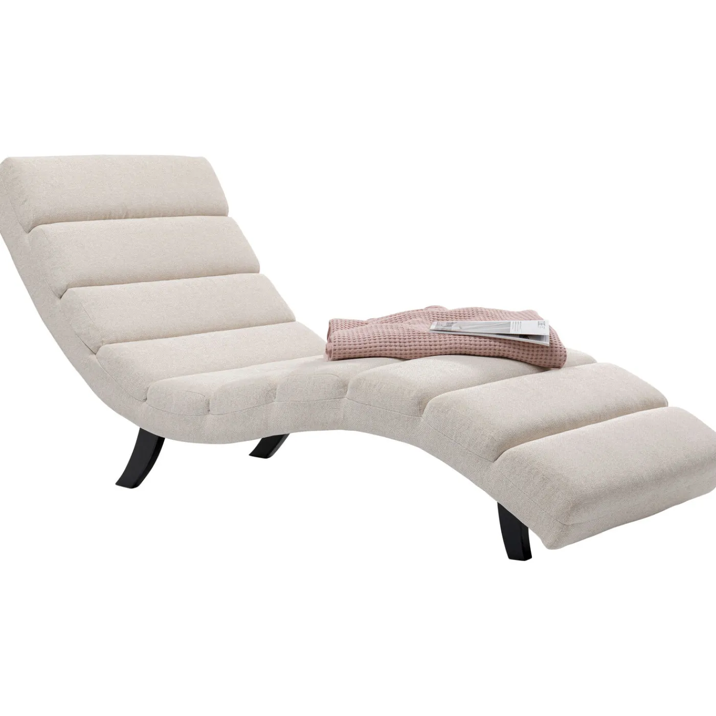 KARE Design Chaise Longue Balou Creme 190Cm
