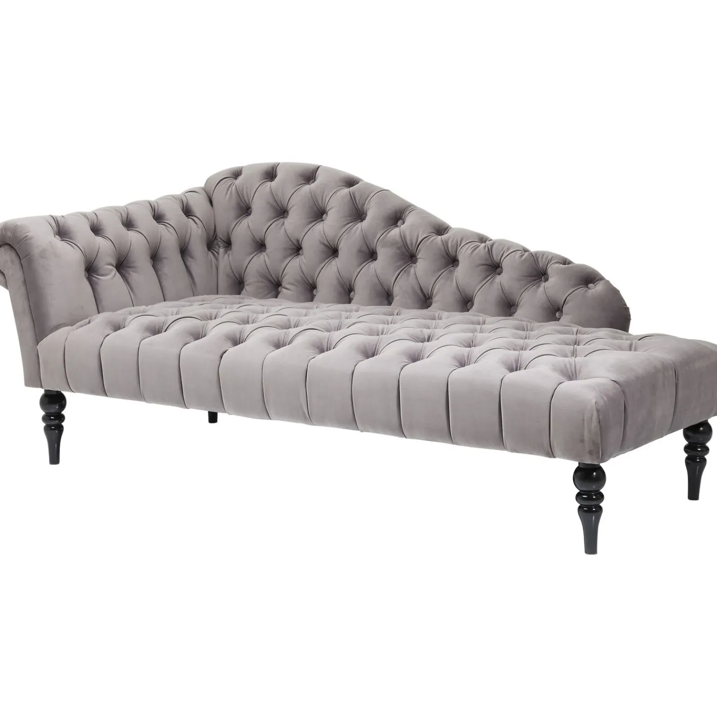 KARE Design Chaise Longue Desire Gris Argente
