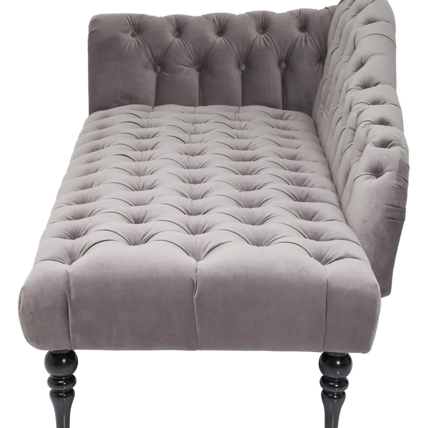 KARE Design Chaise Longue Desire Gris Argente