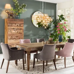 KARE Design Chaise Mode Velvet Gris