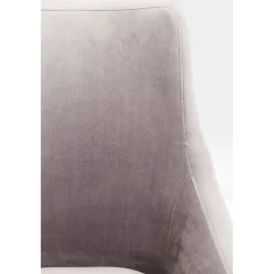 KARE Design Chaise Mode Velvet Gris