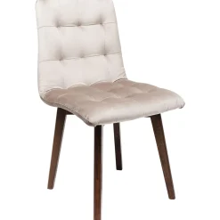 KARE Design Chaise Moritz Velours Gris