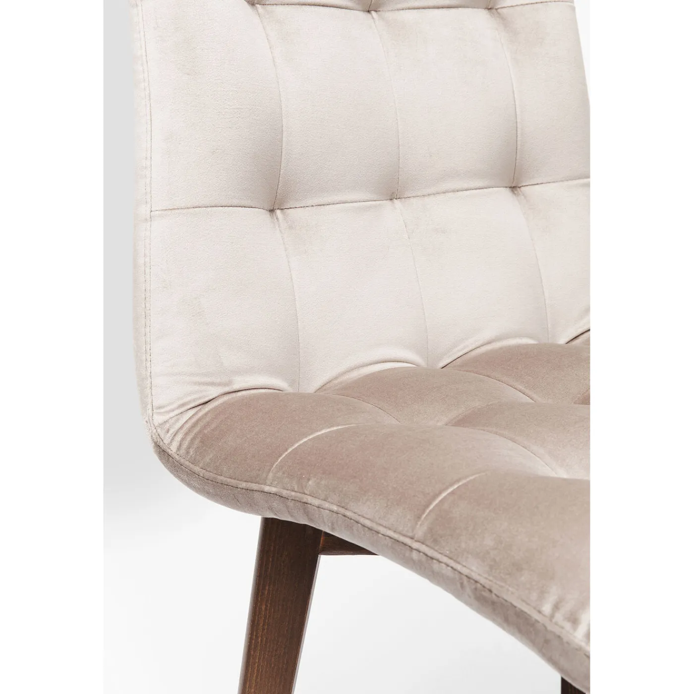 KARE Design Chaise Moritz Velours Gris