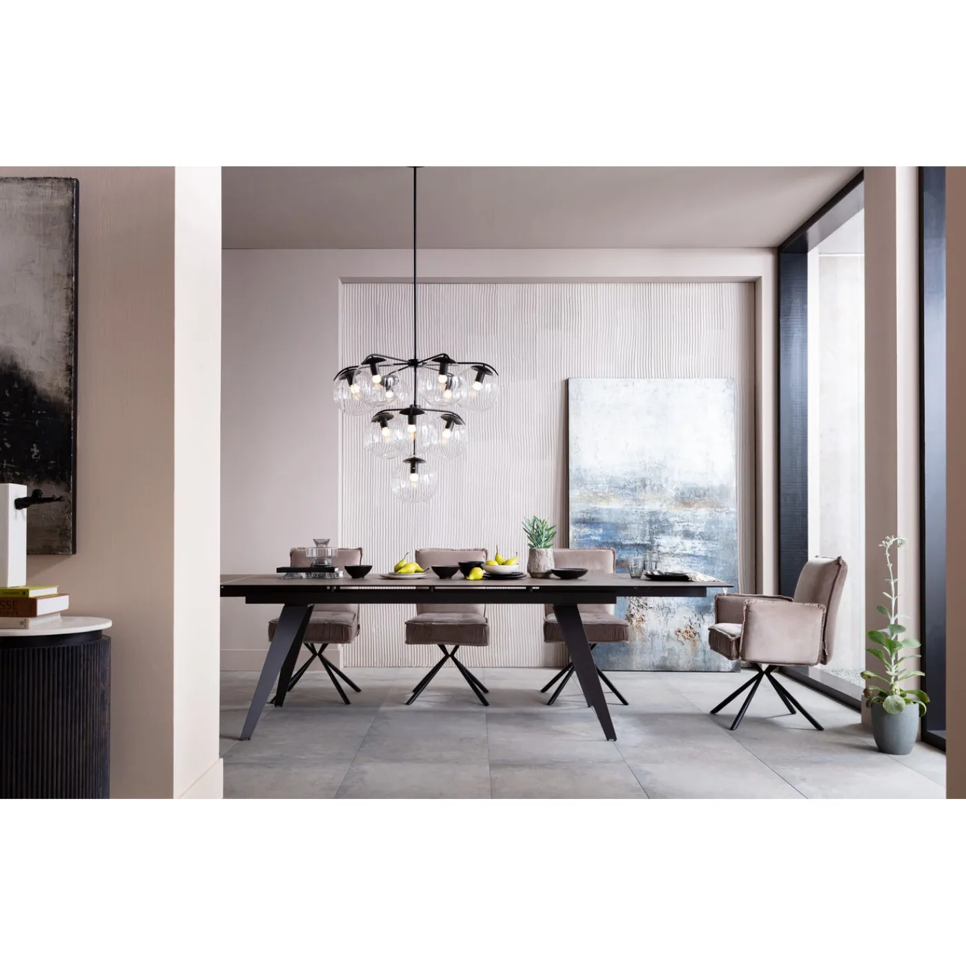 KARE Design Chaise Pivotante A. Acc. Chelsea Gris