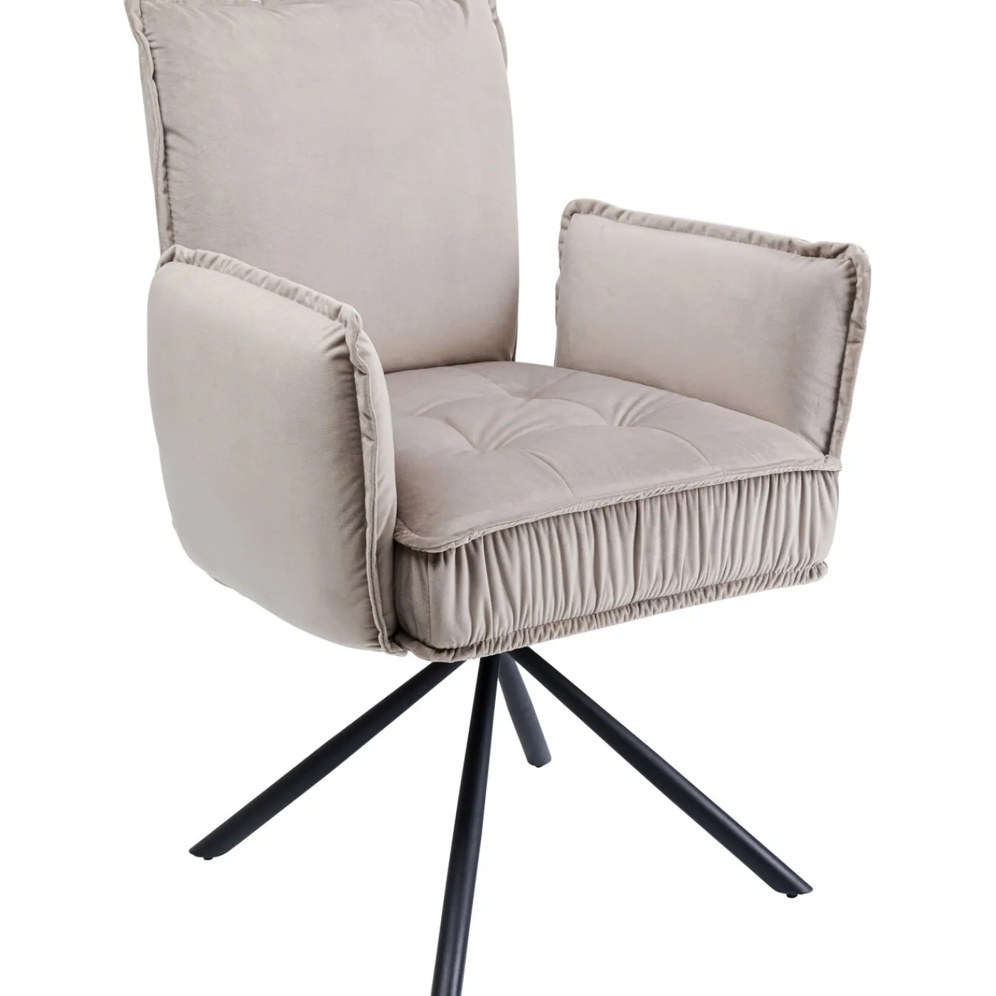 KARE Design Chaise Pivotante A. Acc. Chelsea Gris