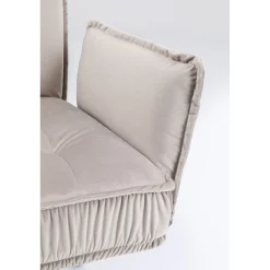 KARE Design Chaise Pivotante A. Acc. Chelsea Gris