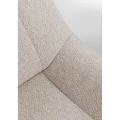 KARE Design Chaise Pivotante Blade Creme
