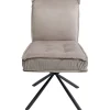 KARE Design Chaise Pivotante Chelsea Gris