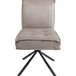 KARE Design Chaise Pivotante Chelsea Gris