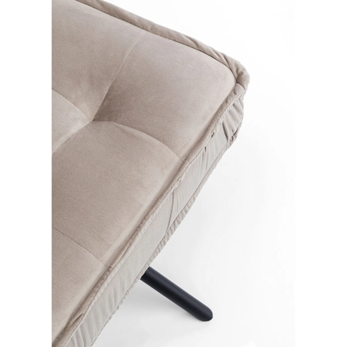 KARE Design Chaise Pivotante Chelsea Gris