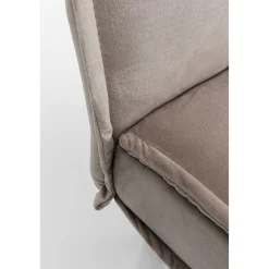 KARE Design Chaise Pivotante Chelsea Gris