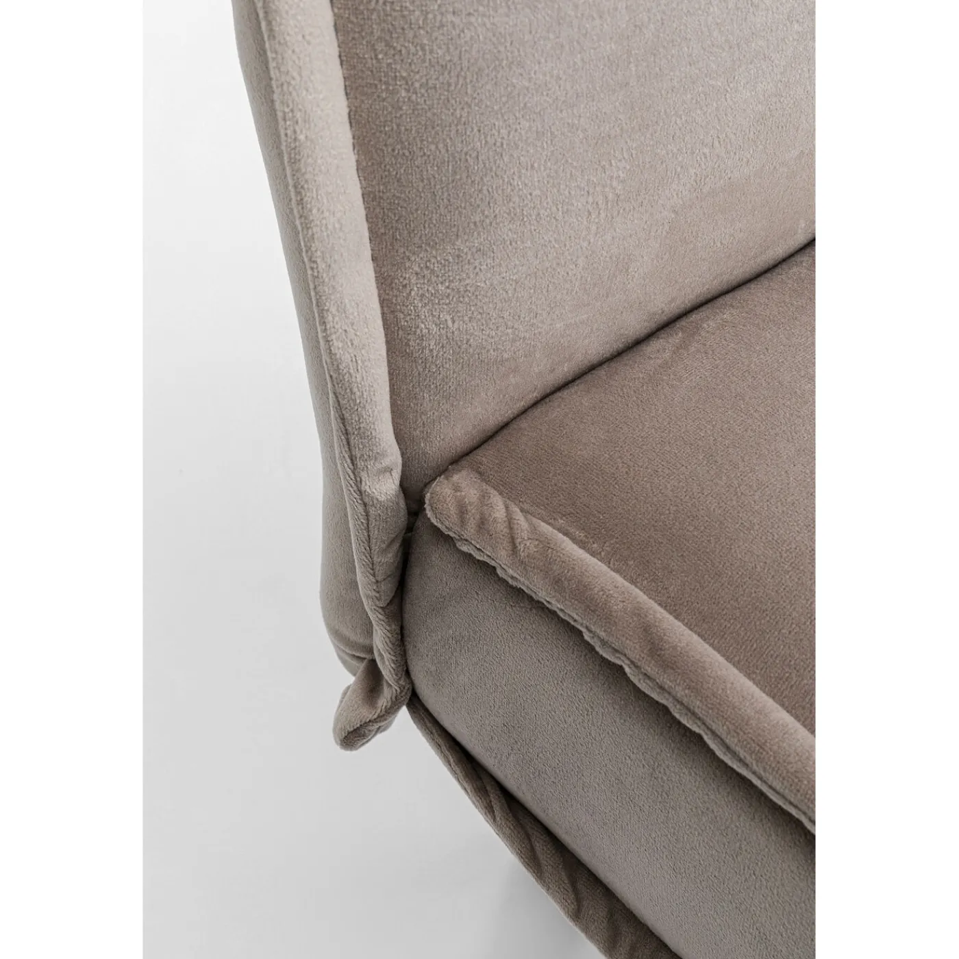 KARE Design Chaise Pivotante Chelsea Gris