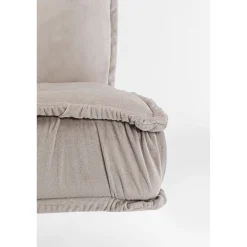 KARE Design Chaise Pivotante Chelsea Gris