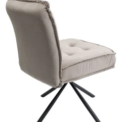 KARE Design Chaise Pivotante Chelsea Gris