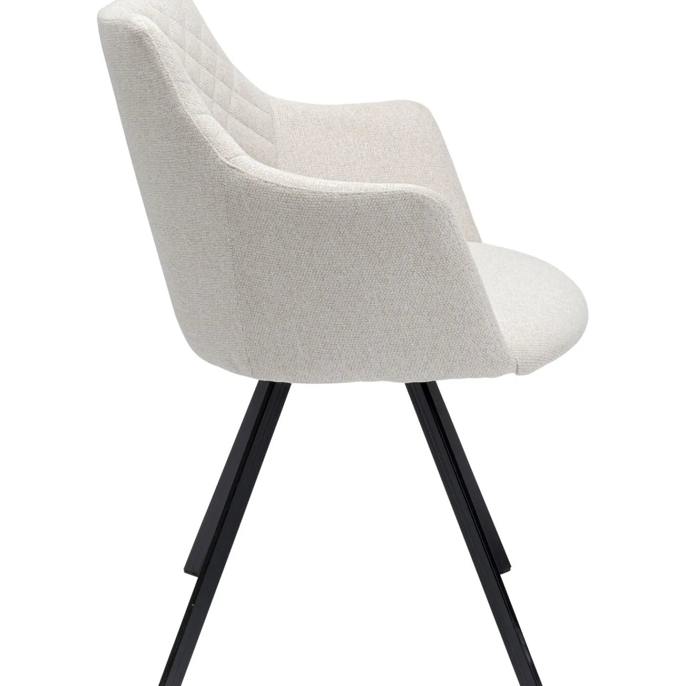 KARE Design Chaise Pivotante Coco Creme