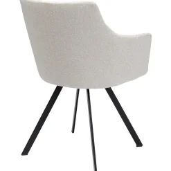 KARE Design Chaise Pivotante Coco Creme