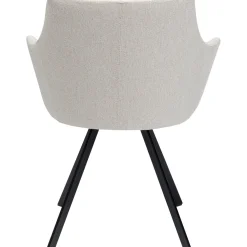 KARE Design Chaise Pivotante Coco Creme