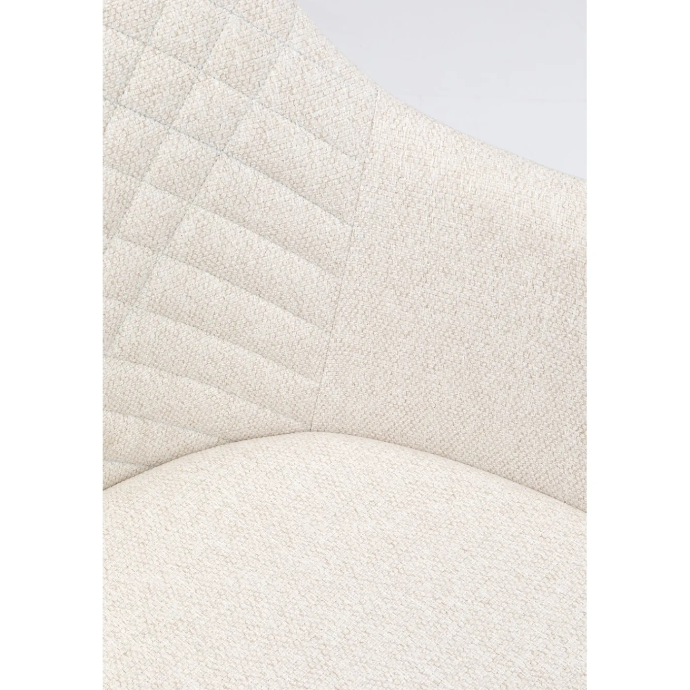 KARE Design Chaise Pivotante Coco Creme