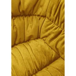 KARE Design Chaise Pivotante Colmar Jaune