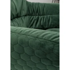 KARE Design Chaise Pivotante Colmar Vert