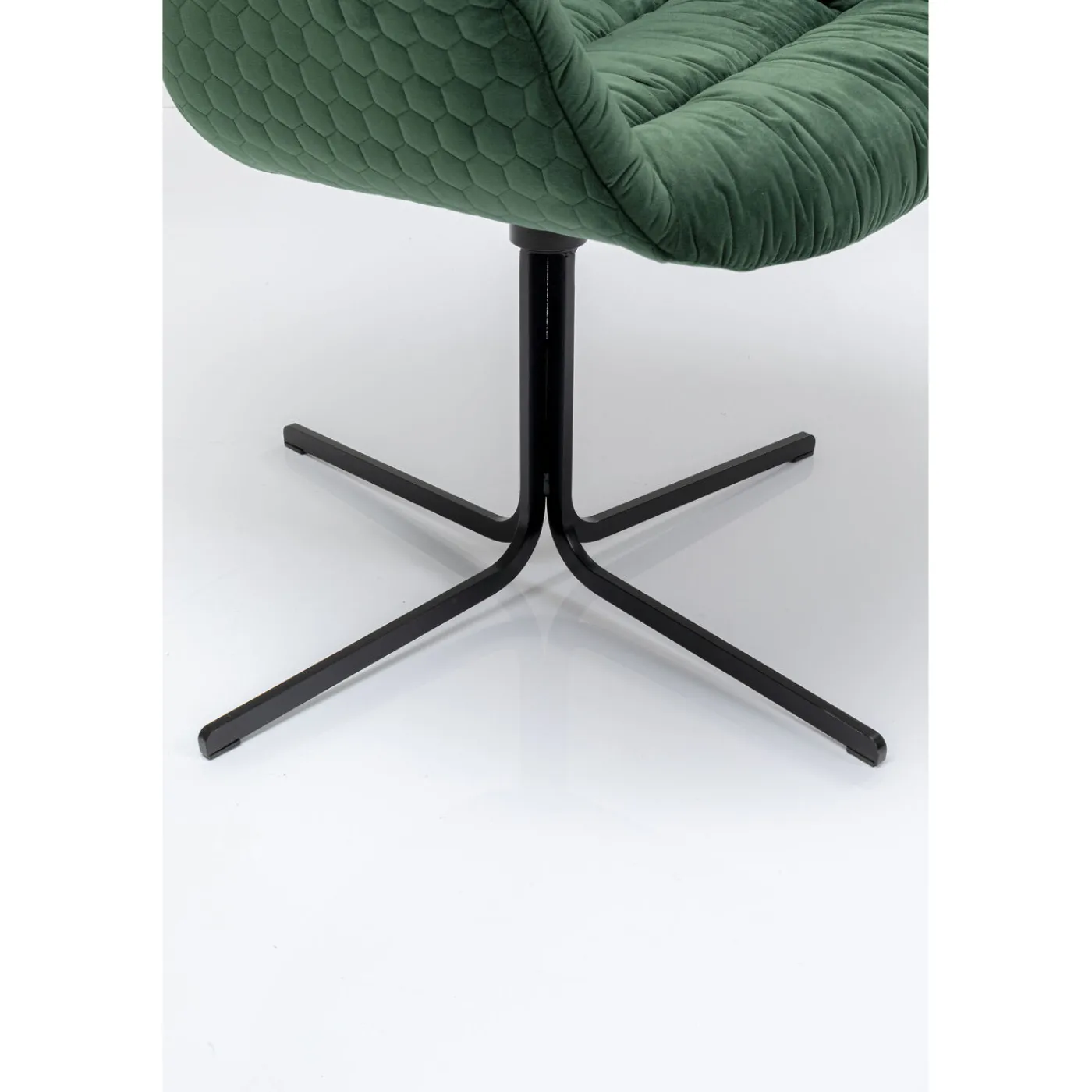 KARE Design Chaise Pivotante Colmar Vert