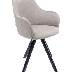 KARE Design Chaise Pivotante Lady Loco Taupe