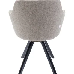 KARE Design Chaise Pivotante Lady Loco Taupe