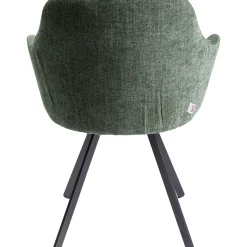 KARE Design Chaise Pivotante Lady Loco Coco Vert