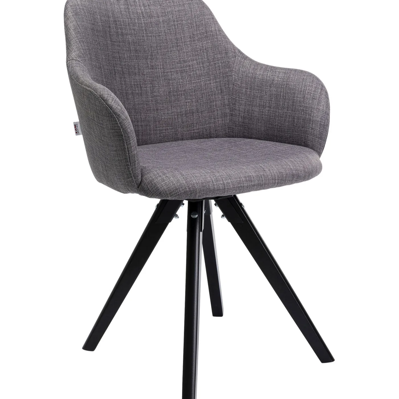 KARE Design Chaise Pivotante Madame Gris