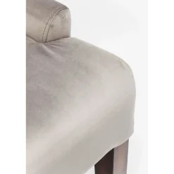 KARE Design Chaise Prince Velours Gris