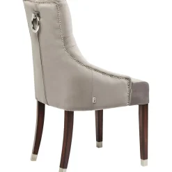 KARE Design Chaise Prince Velours Gris