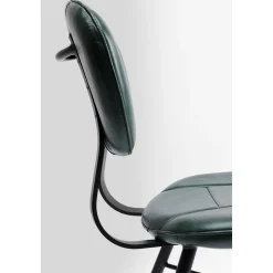 KARE Design Chaise Samba Cuir Vert Fonce