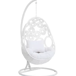 KARE Design Chaise Suspendue Ibiza Blanc