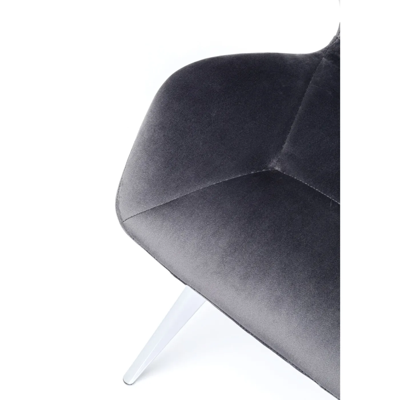 KARE Design Chaise Viva Gris-Chrome