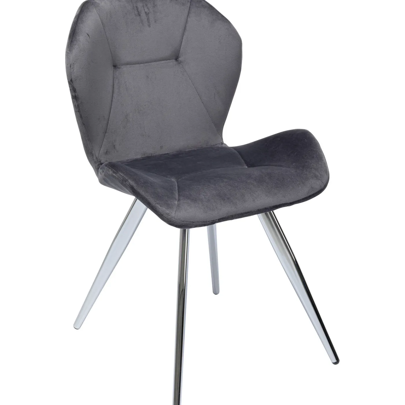KARE Design Chaise Viva Gris-Chrome