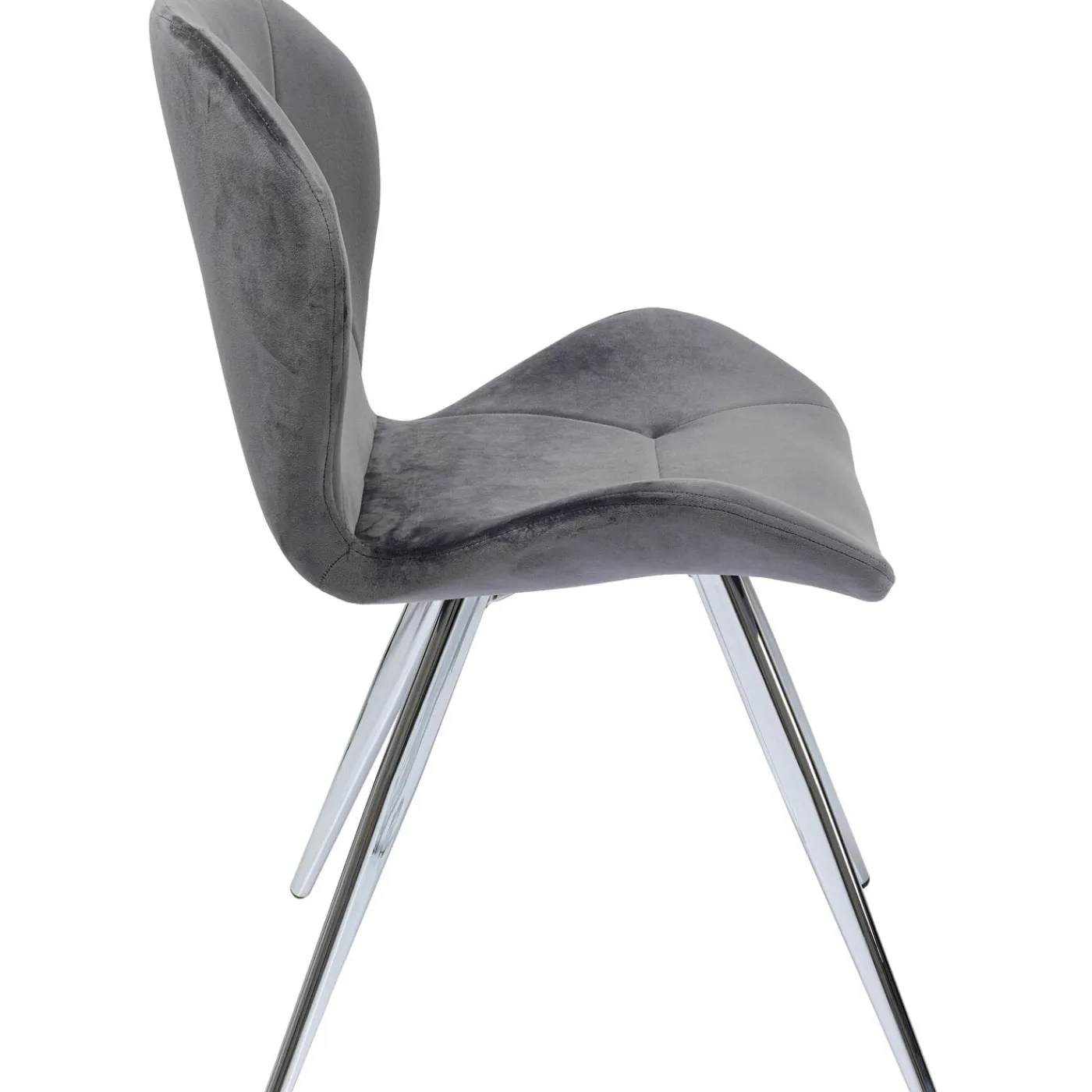 KARE Design Chaise Viva Gris-Chrome
